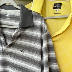 2 Greg Norman dri fit Men’s polos size M